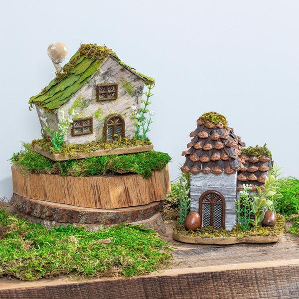 plow & hearth Harvest Blossom Woodland House 2 Set of 2