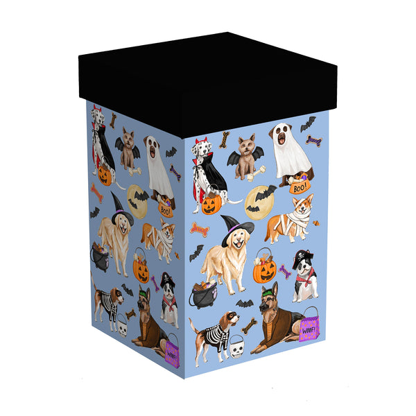 Plow & Hearth Haunted House Dogs In Costumes Ceramic Perfect Cup 17oz Gift Box