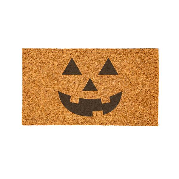 Plow & Hearth Haunted House Jack Lantern Coir Mat 28"x16"