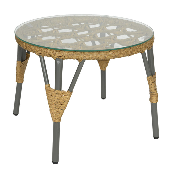 Plow & Hearth Havana Wicker Seating Set With Cushions And Table 3-Piece Set