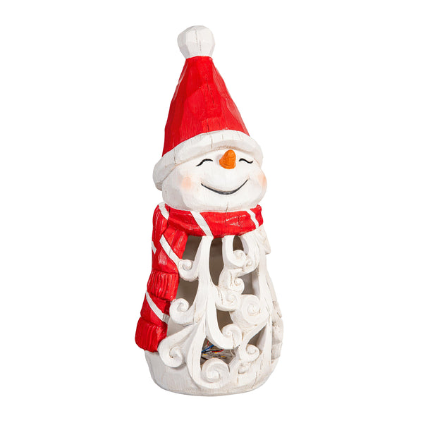 Plow & Hearth Heartfelt Cheer Garden Statue Resin Statue Heavenly Family 11.5"H