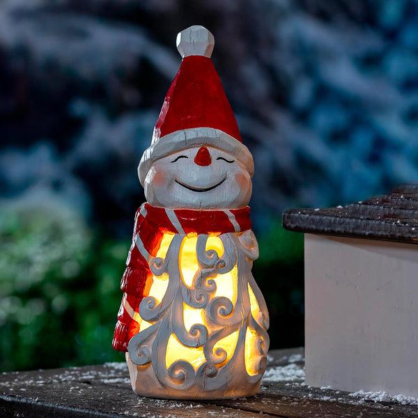 plow & hearth Heartfelt Cheer Garden Statue Resin Statue Heavenly Family 11.5"H
