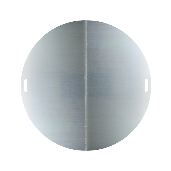 Plow & Hearth Heavy-Duty Stainless Steel Round Fire Pit Cover