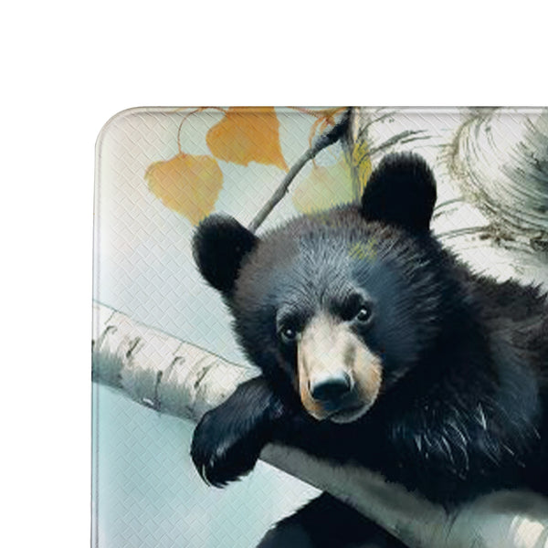 Plow & Hearth High Country Bear Family Anti-Fatigue Mat Mama And Baby Bear 30"x18"