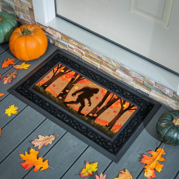 plow & hearth High Country Bigfoot Flocked Coir Sassafras Switch Mat 22"x10"