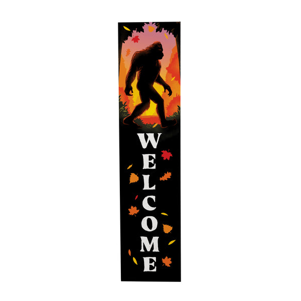 Plow & Hearth High Country Bigfoot Porch Leaner "Welcome" 46"H