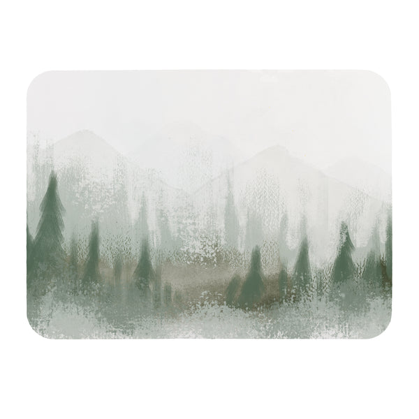 Plow & Hearth High Country Painting Drying Mat Landscape 20"x15"