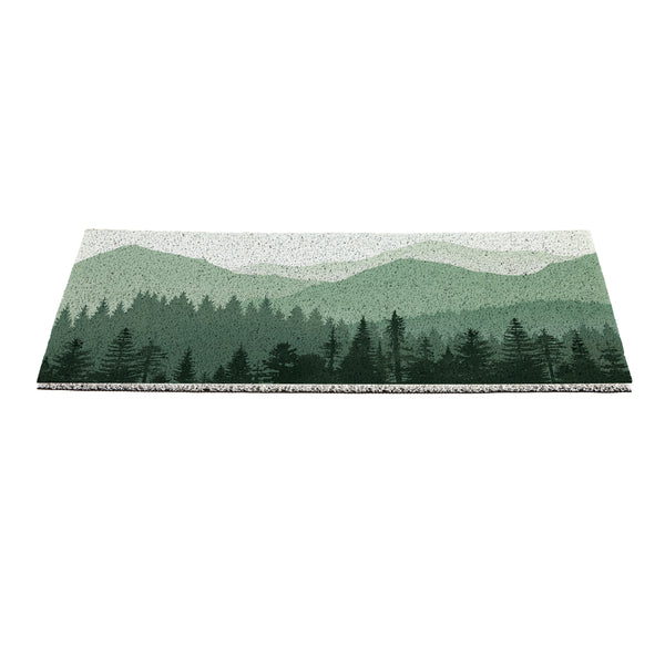 Plow & Hearth High Country Painting PVC Trapper Mat 28"x16"