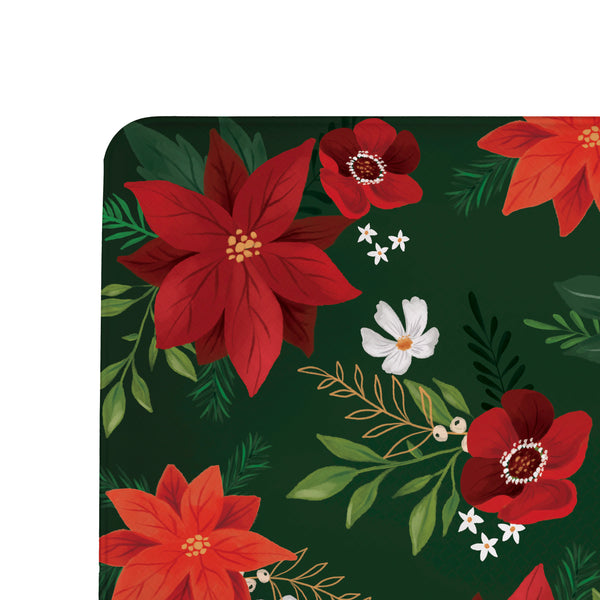 Plow & Hearth Holly Homestead Flower With Leaf Anti-Fatigue Mat 40"x20"