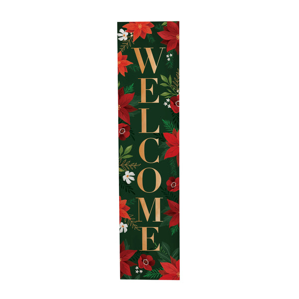 Plow & Hearth Holly Homestead Porch Leaner "Welcome" 46"H