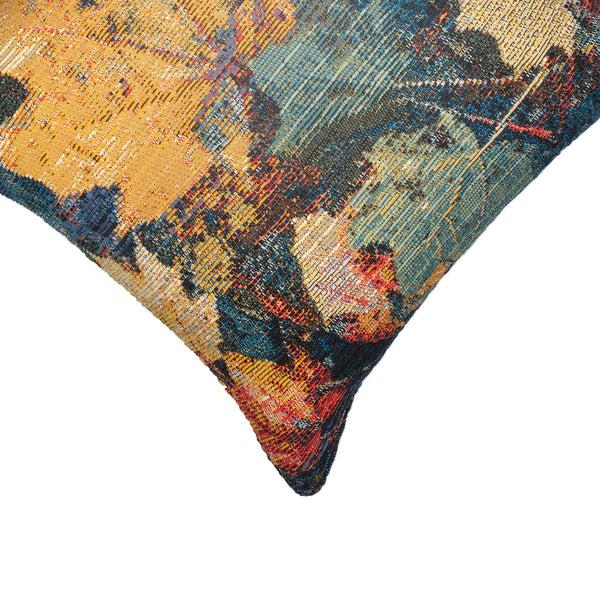 Plow & Hearth Indoor/Outdoor Autumn Leaves Polypropylene Throw Pillow