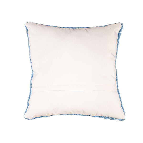 Plow & Hearth Indoor/Outdoor Bee Hooked Polypropylene Throw Pillow