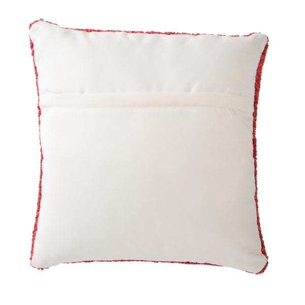 Plow & Hearth Indoor/Outdoor Birdhouse Hooked Polypropylene Throw Pillow