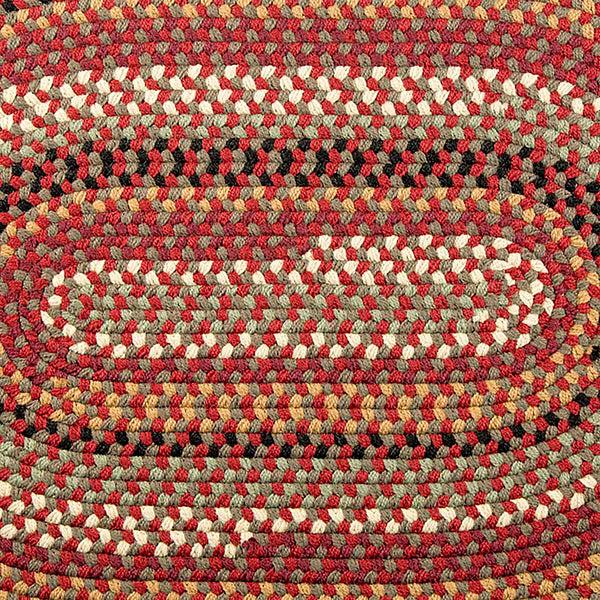 Plow & Hearth Indoor/Outdoor Braided Polypro Roanoke Rug 4' X 6'