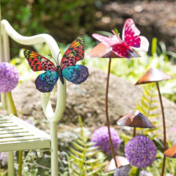 plow & hearth Indoor/Outdoor Butterfly Magnets Set of 12