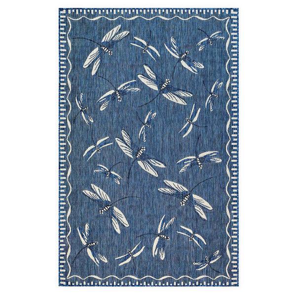 Plow & Hearth Indoor/Outdoor Dragonfly Rug 3'3" X 4'11"