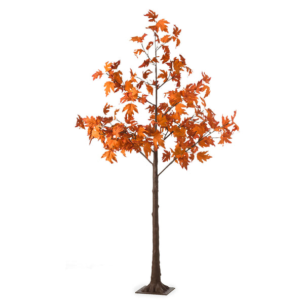 Plow & Hearth Indoor/Outdoor Electric Lighted Maple Tree 6'H With 96 Lights