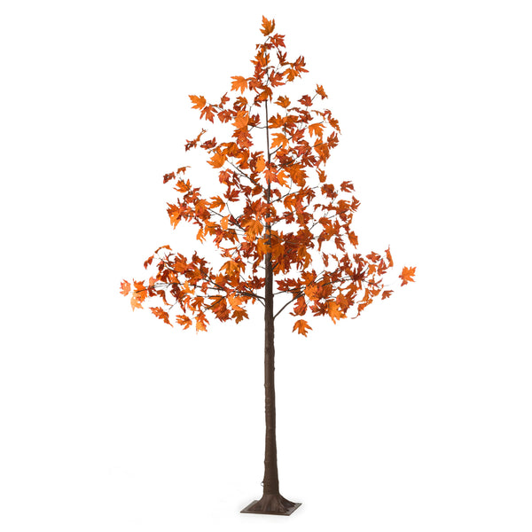 Plow & Hearth Indoor/Outdoor Electric Lighted Maple Tree 8'H With 168 Lights
