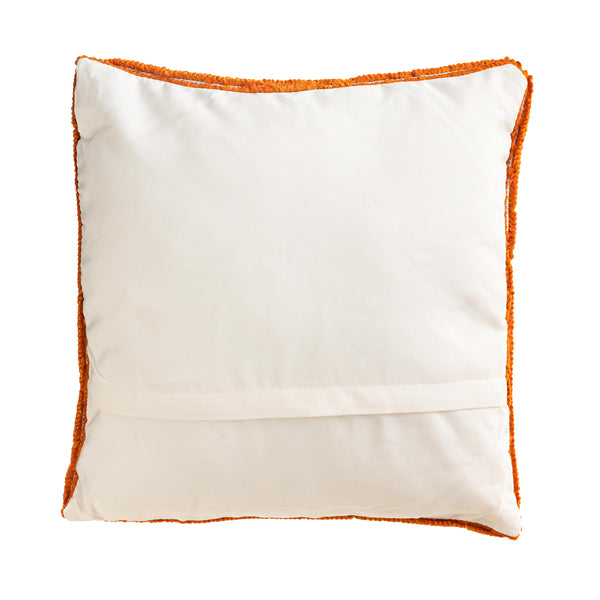 Plow & Hearth Indoor/Outdoor Fall Pheasant Hooked Polypropylene Throw Pillow