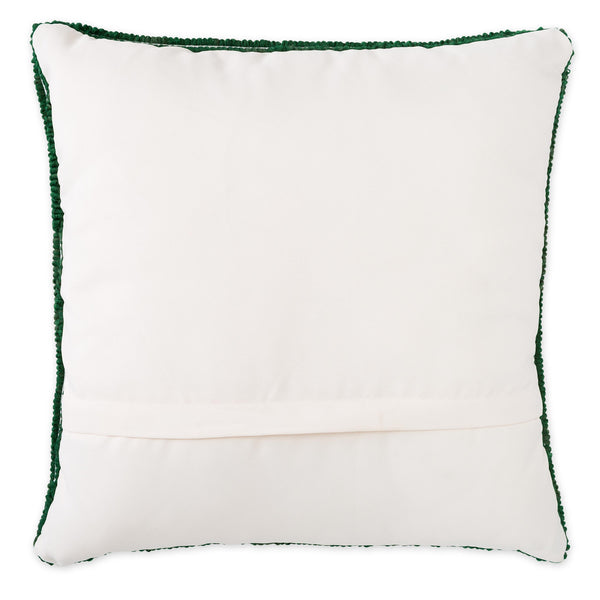 Plow & Hearth Indoor/Outdoor Frog Hooked Throw Pillow 18"x18"