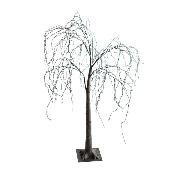 Plow & Hearth Indoor/Outdoor Halloween Weeping Willow 4'H With 300 Lights