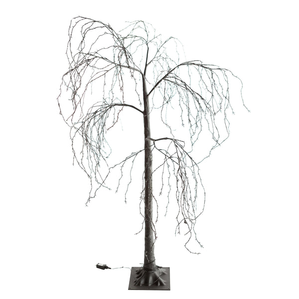 Plow & Hearth Indoor/Outdoor Halloween Weeping Willow 6'H With 500 Lights