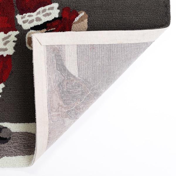 Plow & Hearth Indoor/Outdoor Hand-Hooked Good Dog Accent Rug 24" X 36"