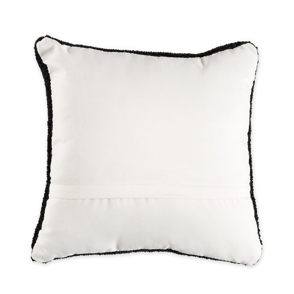 Plow & Hearth Indoor/Outdoor Hooked Polypropylene Poinsettia Throw Pillow