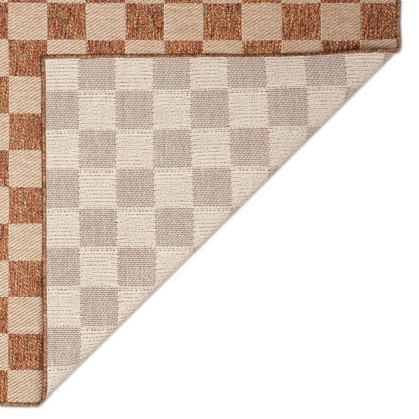 plow & hearth Indoor/Outdoor Hyannis Check Polypropylene Rug