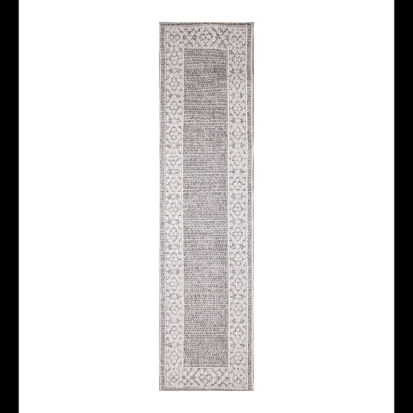 Plow & Hearth Indoor/Outdoor Kitty Hawk Border Rug 5'3" X 7'3"