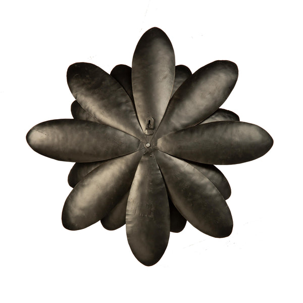 Plow & Hearth Indoor/Outdoor Metal Flower Wall Art Set Of 3