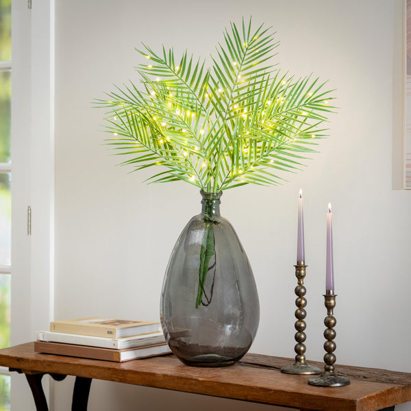 plow & hearth Indoor/Outdoor Micro LED Lighted Palm Branches