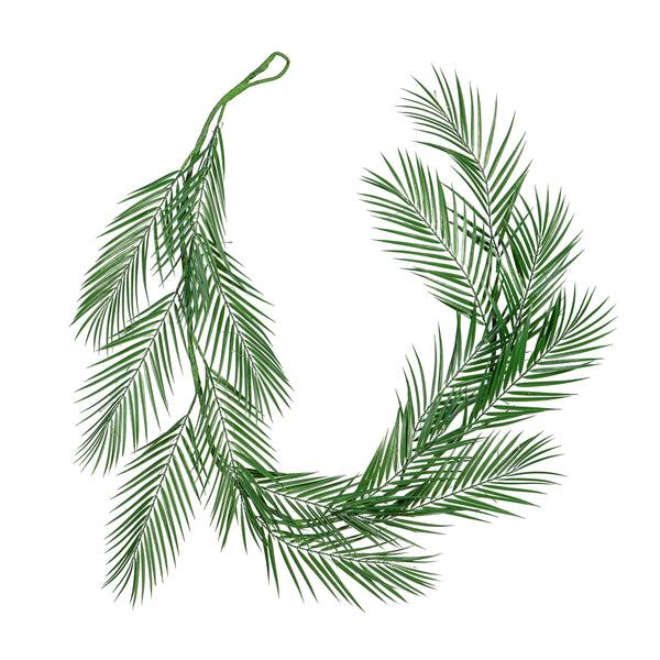 Plow & Hearth Indoor/Outdoor Micro LED Lighted Palm Garland