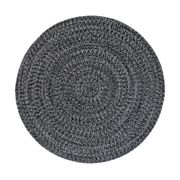 Plow & Hearth Indoor/Outdoor Oval Pine Creek Braided Polypropylene Rug 7'6" Round
