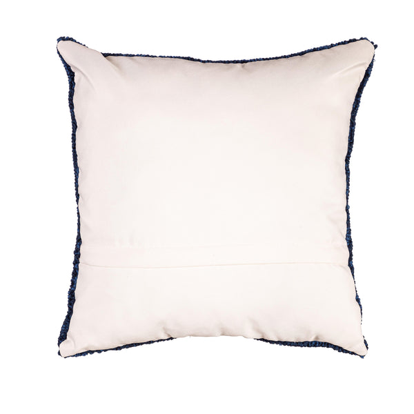 Plow & Hearth Indoor/Outdoor Palermo Floral Hooked Polypropylene Throw Pillow
