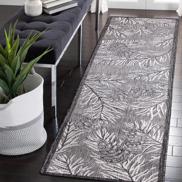 plow & hearth Indoor/Outdoor Pine Grove Rug 23" x 7'6" Runner