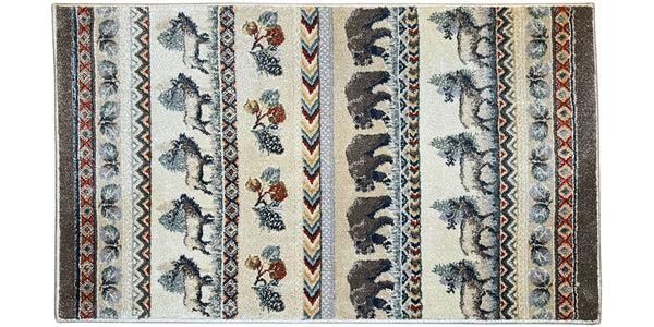 Plow & Hearth Indoor/Outdoor Polypropylene Vista Mountian Majesty Rug 30"x 50"