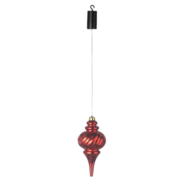 Plow & Hearth Indoor/Outdoor Shatterproof Holiday Lighted Hanging Ornament