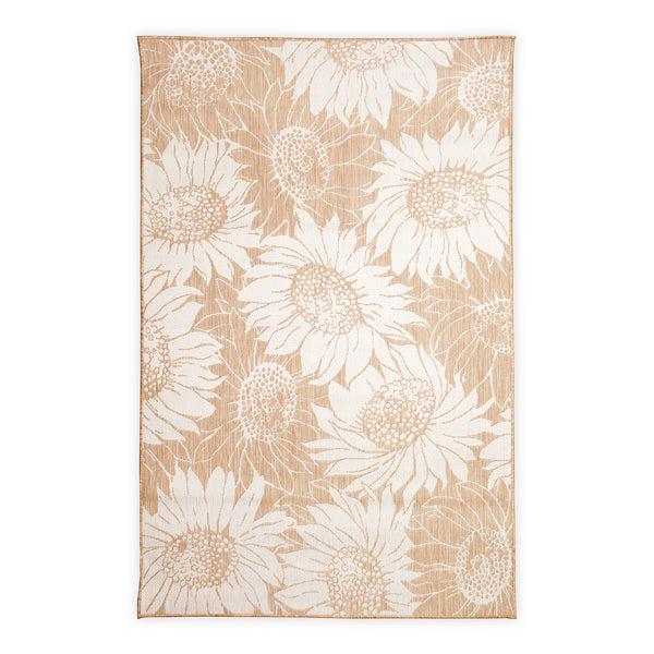 Plow & Hearth Indoor/Outdoor Sunflower Rug 4'10" X 7'6"