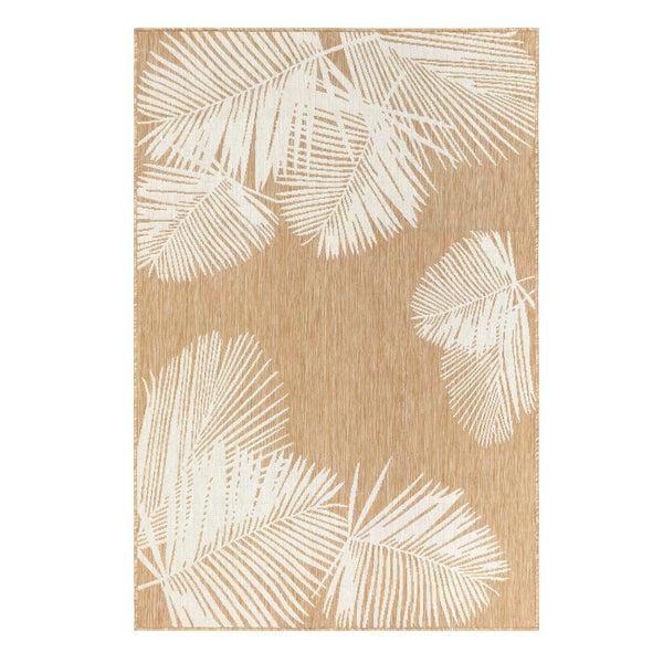 Plow & Hearth Indoor/Outdoor Textured Palms Polypropylene Rug 6'6" X 9'4"