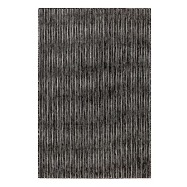 Plow & Hearth Indoor/Outdoor Textured Stripe Polypropylene Rug 39" X 59"