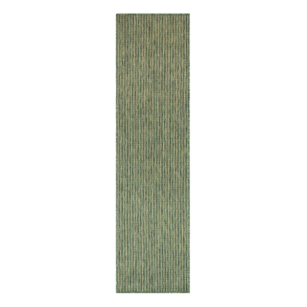 Plow & Hearth Indoor/Outdoor Textured Stripe Polypropylene Runner 23" X 7'6"