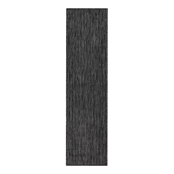 Plow & Hearth Indoor/Outdoor Textured Stripe Polypropylene Runner 23" X 7'6"