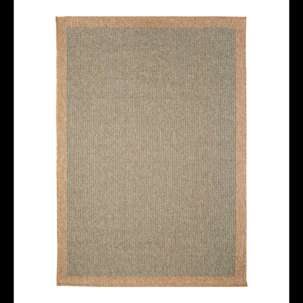plow & hearth Indoor/Outdoor Toulouse Border Print Rug 7'10" sq