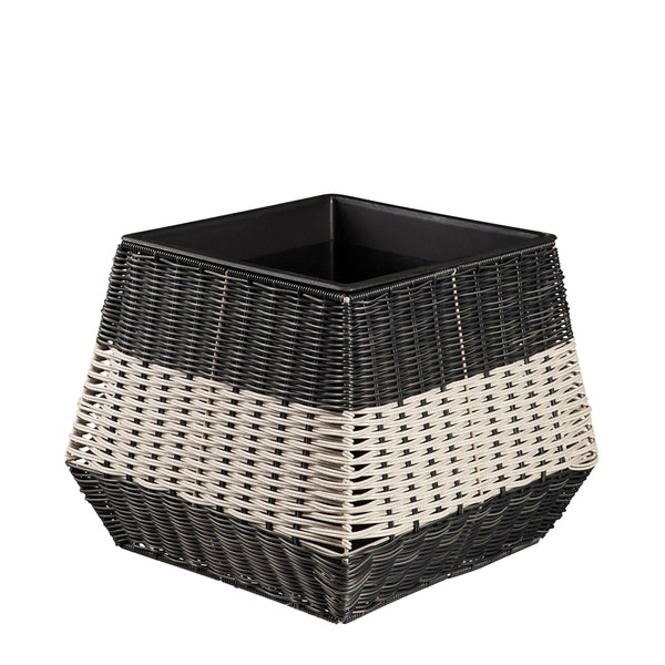 Plow & Hearth Indoor/Outdoor Wicker Planters Set Of 3