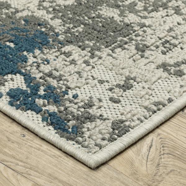 plow & hearth Indoor/Outdoor York Modern Polypropylene Rug 7'10" x 10'