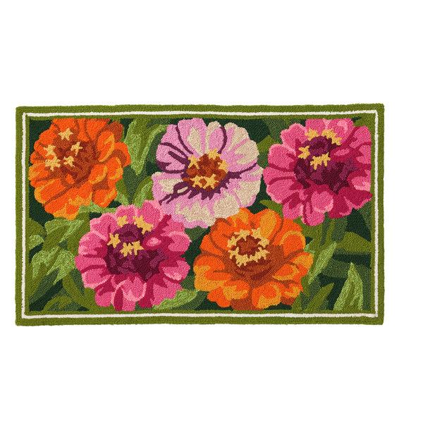 Plow & Hearth Indoor/Outdoor Zinnia Hooked Polypropylene Accent Rug