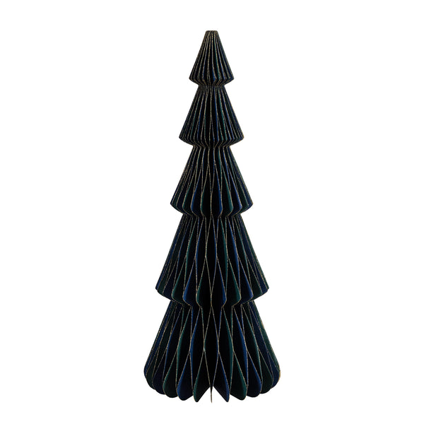 Plow & Hearth Joyful Traditions Table Décor Tree Foldable Paper Set