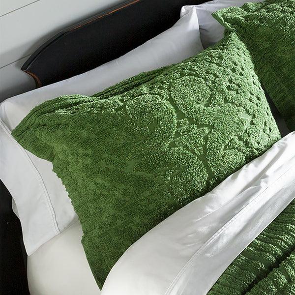 plow & hearth Juliet Tufted Cotton Chenille Standard Sham