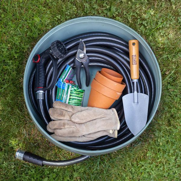 Plow & Hearth Key West Blue Verdegris Hose Pot With Lid
